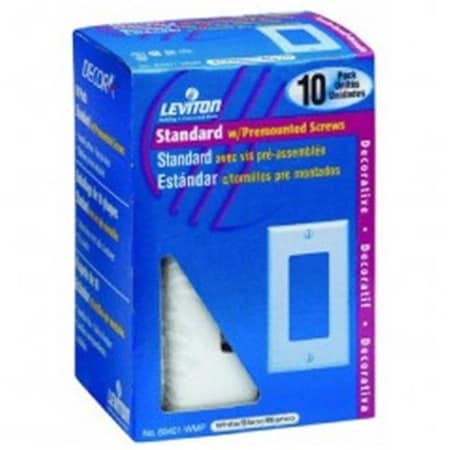 Leviton Leviton Mfg Wallplate 1Dec Wht 10Pk M24-80401-WMP 4811055